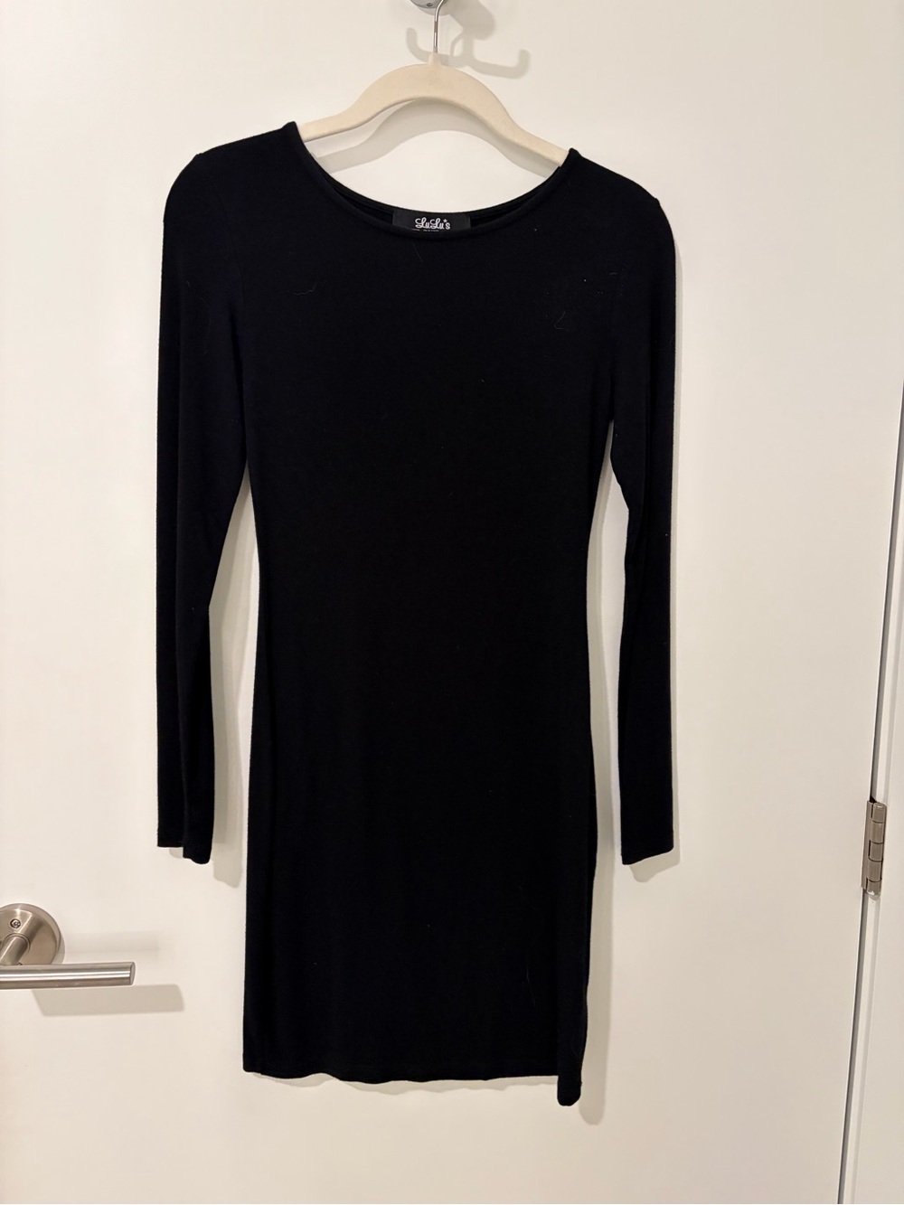 Black Long Sleeve Bodycon Dress